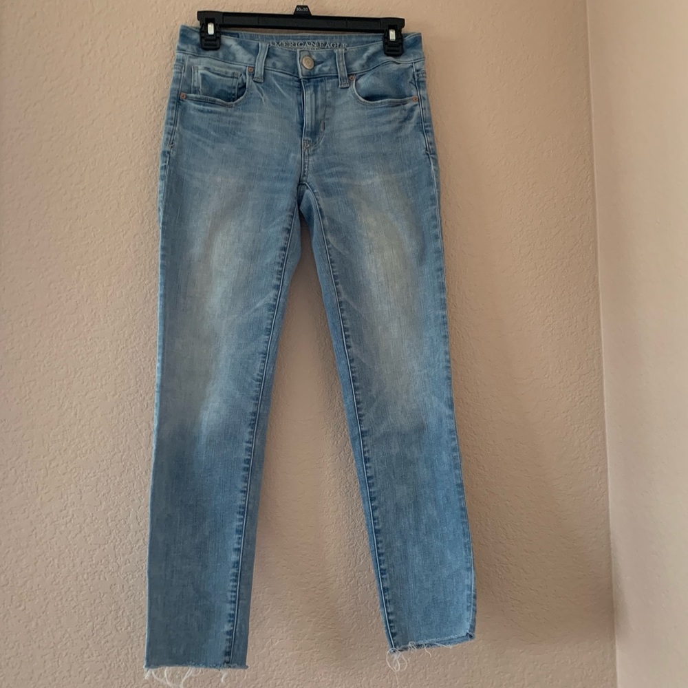 Light wash Boyfriend jeans from AE